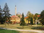 Mustafa Pasha Mosque behind the IBU, Skopje, Macedonia