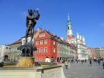 Old Market Square and City Hall in Poznan, Poland
