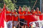 Euro 2012. Netherlands-Germany. Armin van Buuren concert and dutch parade in Kharkiv